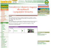 Tablet Screenshot of dziennik.lowiecki.pl