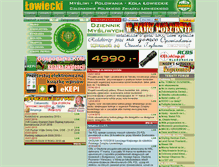 Tablet Screenshot of lowiecki.pl